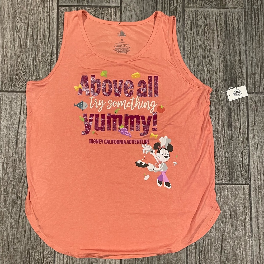 Above All Try Something Yummy Tank Top Food And Wine Festival Disneyland DCA